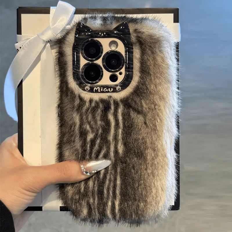 Funda iPhone de Peluche