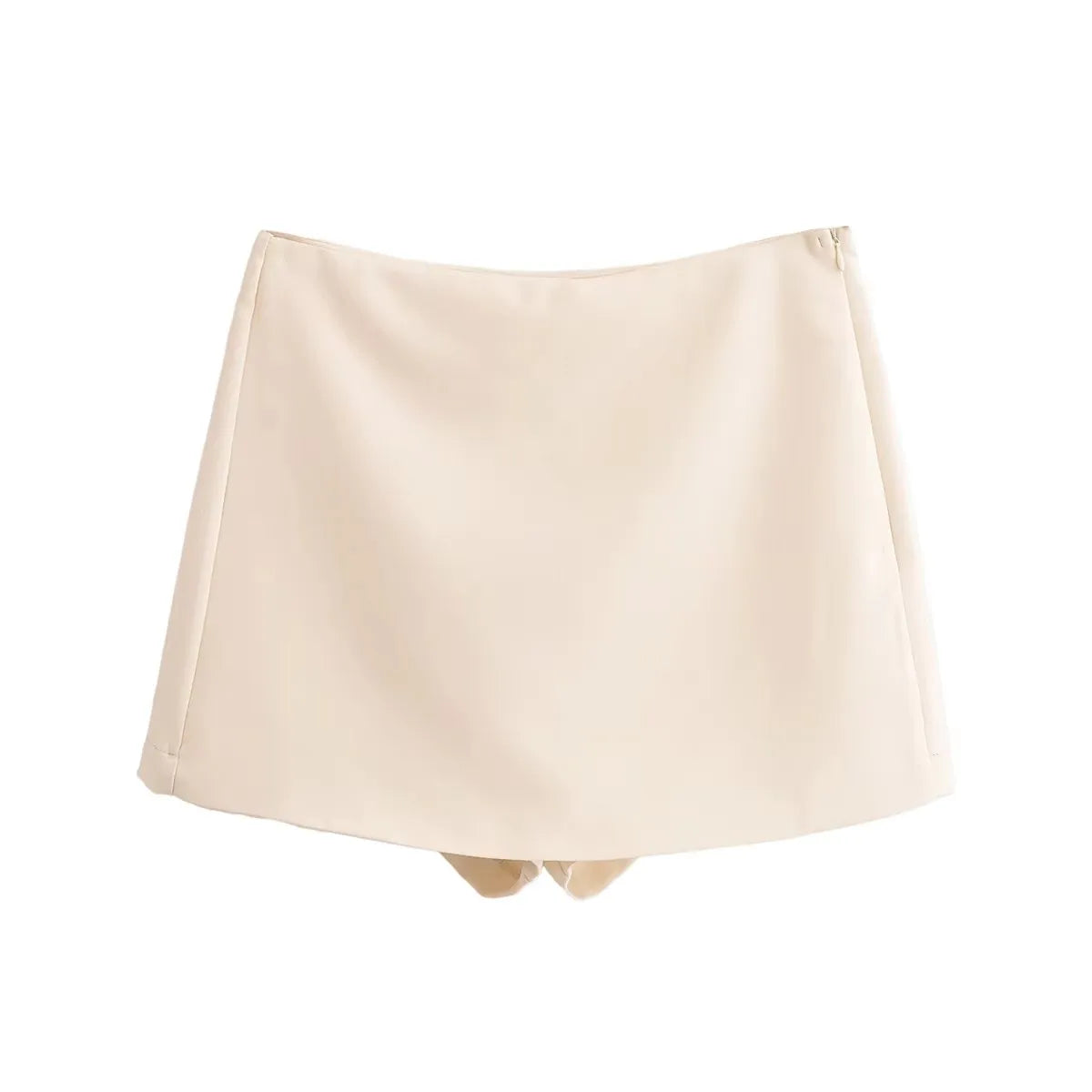 Falda pantalón de cintura alta para primavera