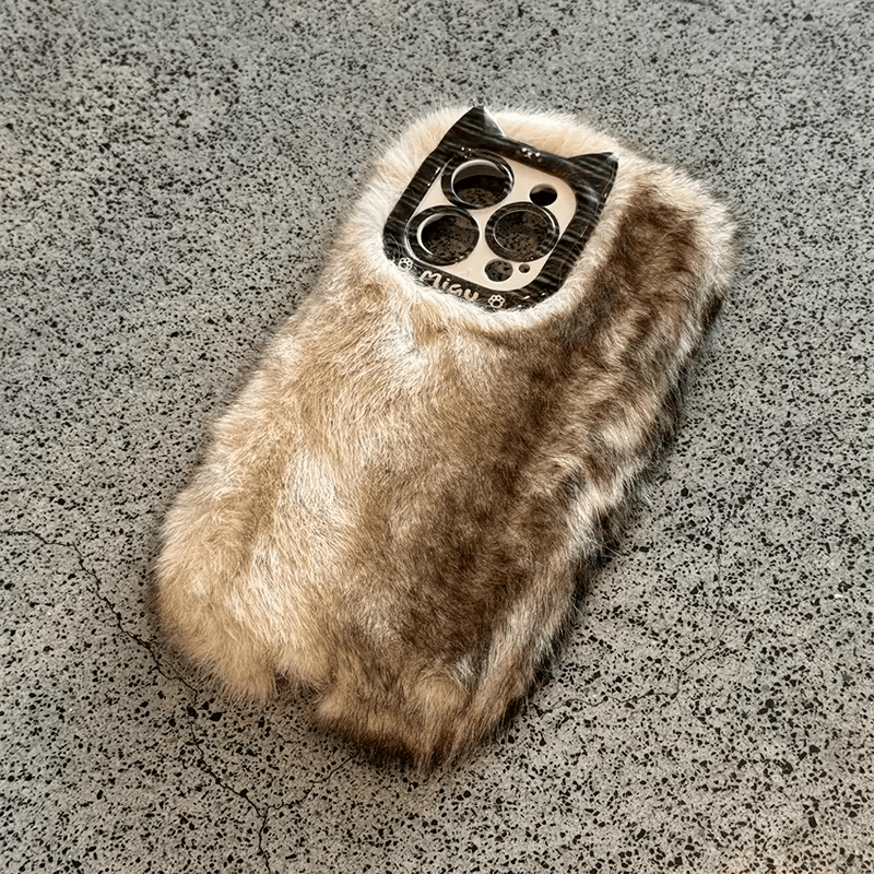 Funda iPhone de Peluche