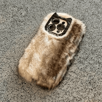 Funda iPhone de Peluche