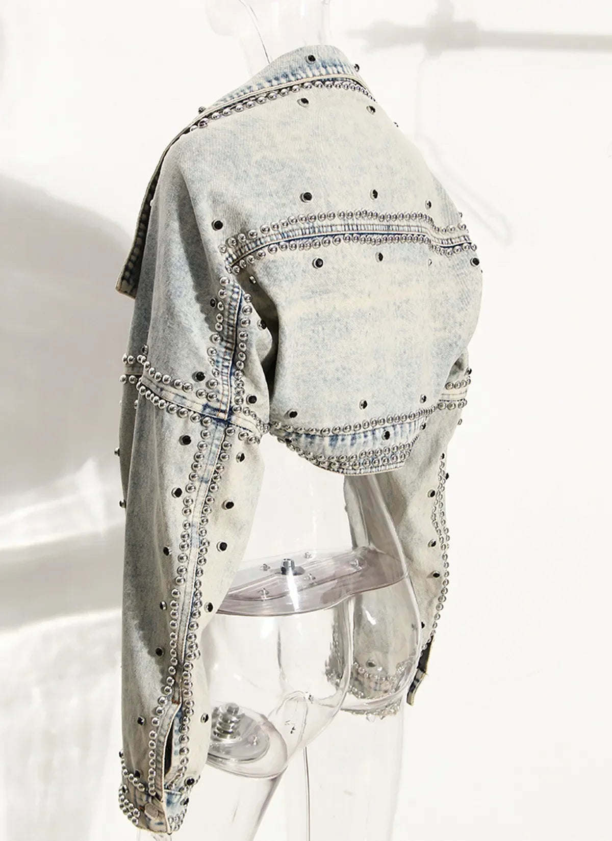 Chaqueta Denim Corta Estilo Coreano