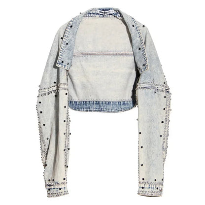 Chaqueta Denim Corta Estilo Coreano