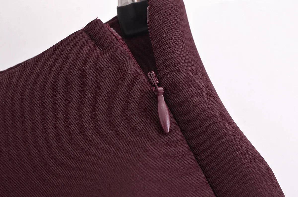 Falda pantalón de cintura alta para primavera