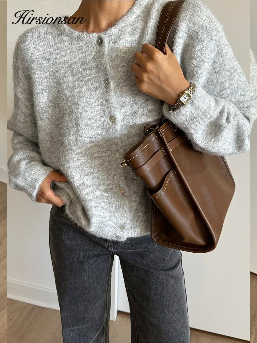 Chaqueta de Punto Suave para Mujer
