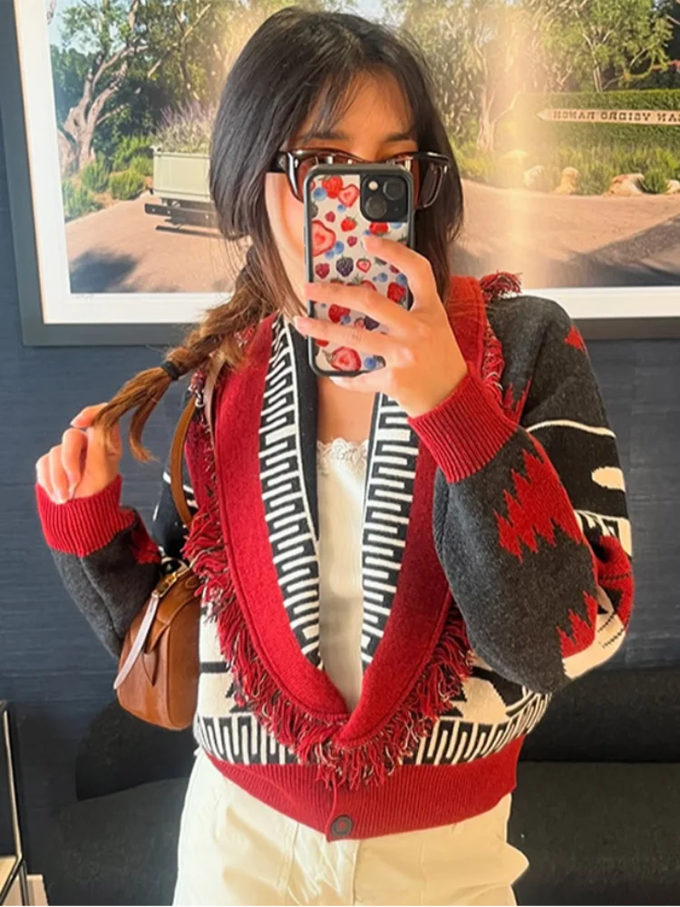 Chaqueta de Retazos Estampada