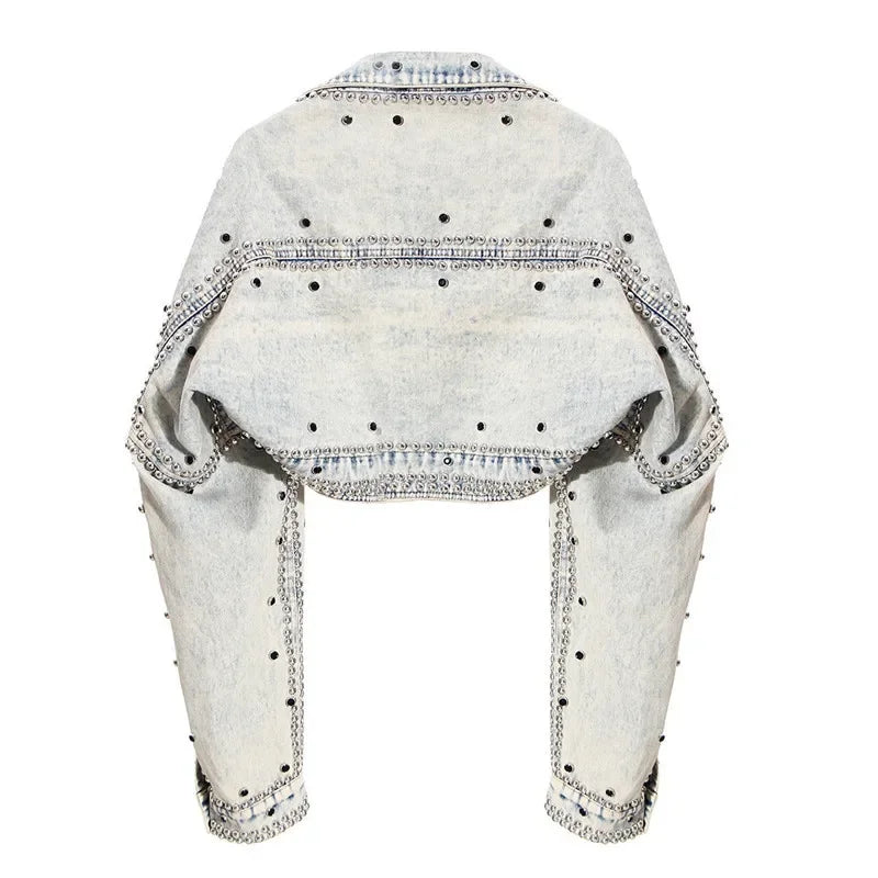 Chaqueta Denim Corta Estilo Coreano