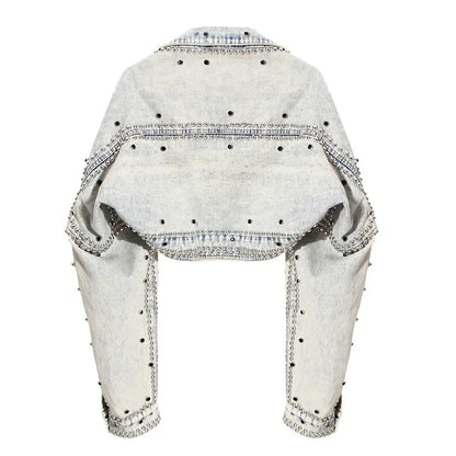 Chaqueta Denim Corta Estilo Coreano