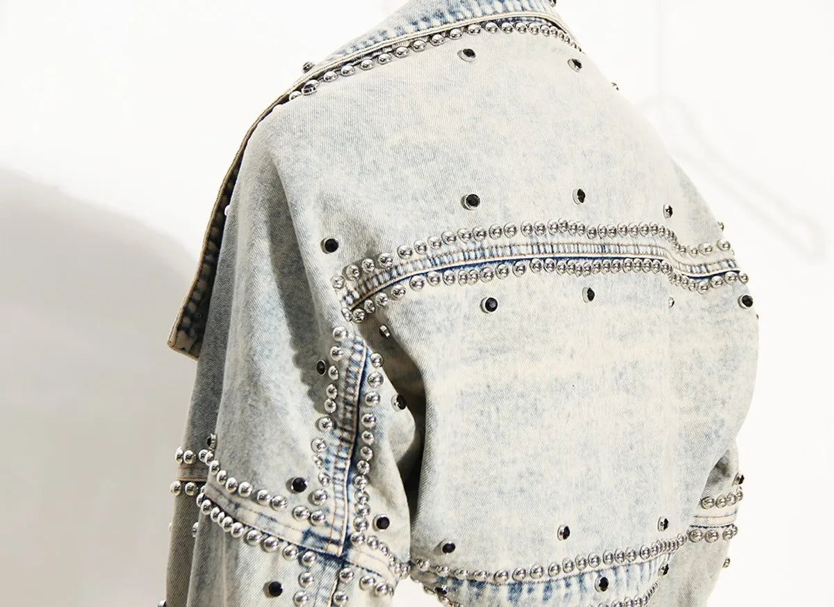Chaqueta Denim Corta Estilo Coreano