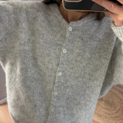Chaqueta de Punto Suave para Mujer