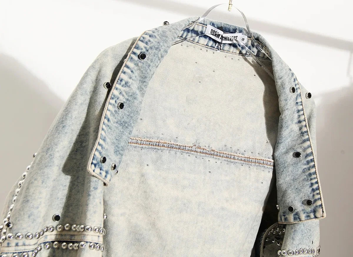 Chaqueta Denim Corta Estilo Coreano