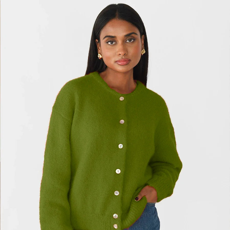 Chaqueta de Punto Suave para Mujer