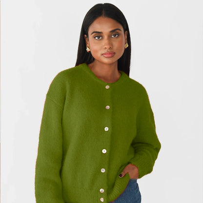 Chaqueta de Punto Suave para Mujer
