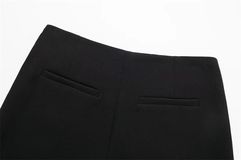Falda Pantalón Mini Asimétrica para Mujer