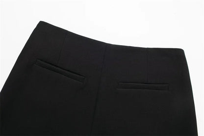 Falda Pantalón Mini Asimétrica para Mujer