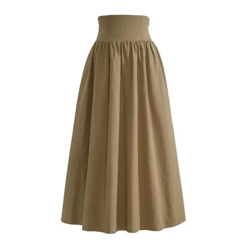 Falda Larga Vintage para Mujer