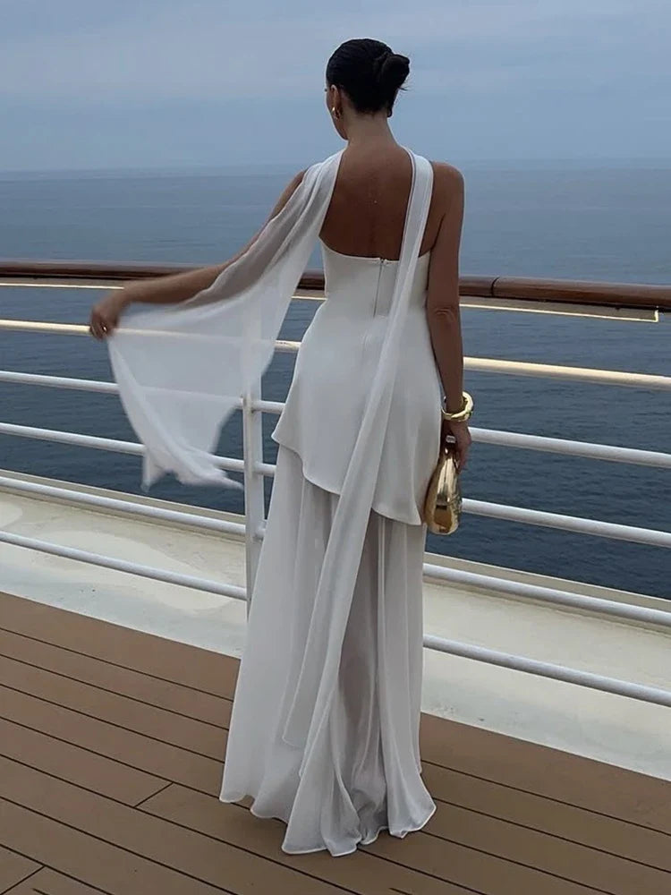 Vestido Maxi Corsé sin Tirantes para Mujer