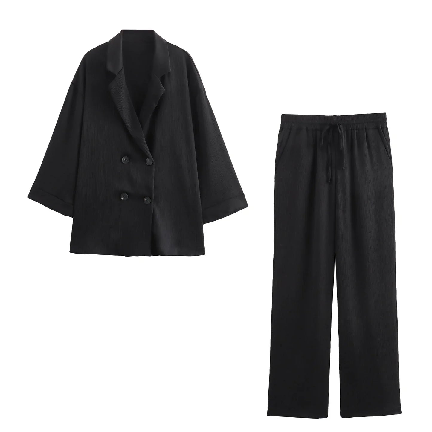 Women’s Double-Breasted Blazer Set