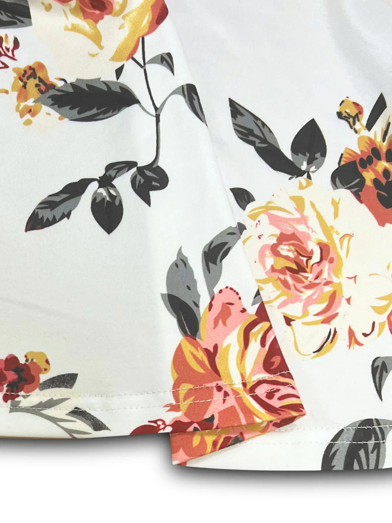 Falda Pantalón Plisada Floral para Mujer
