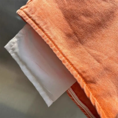Shorts vaqueros Naranja para Mujer