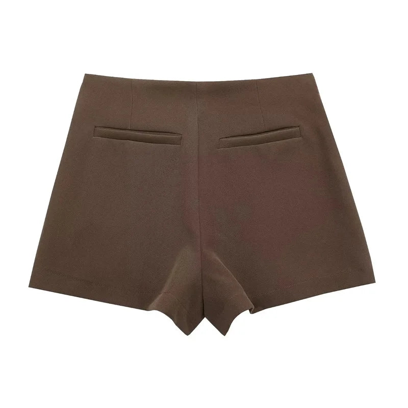 Falda Pantalón Mini Asimétrica para Mujer