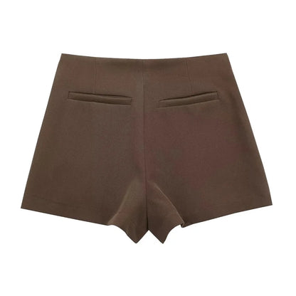 Falda Pantalón Mini Asimétrica para Mujer