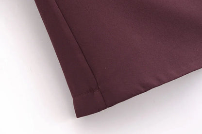 Falda pantalón de cintura alta para primavera