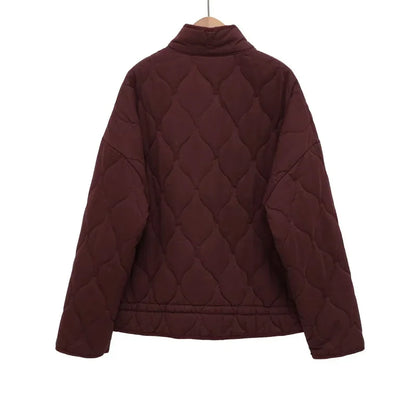 Chaqueta Acolchada Vintage de Algodón