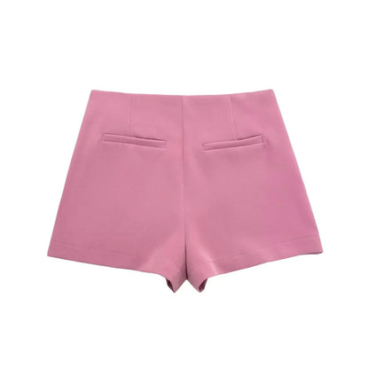 Falda Pantalón Mini Asimétrica para Mujer