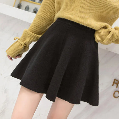 Minifalda de Punto para Mujer