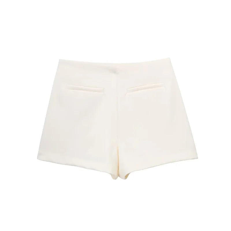 Falda Pantalón Mini Asimétrica para Mujer