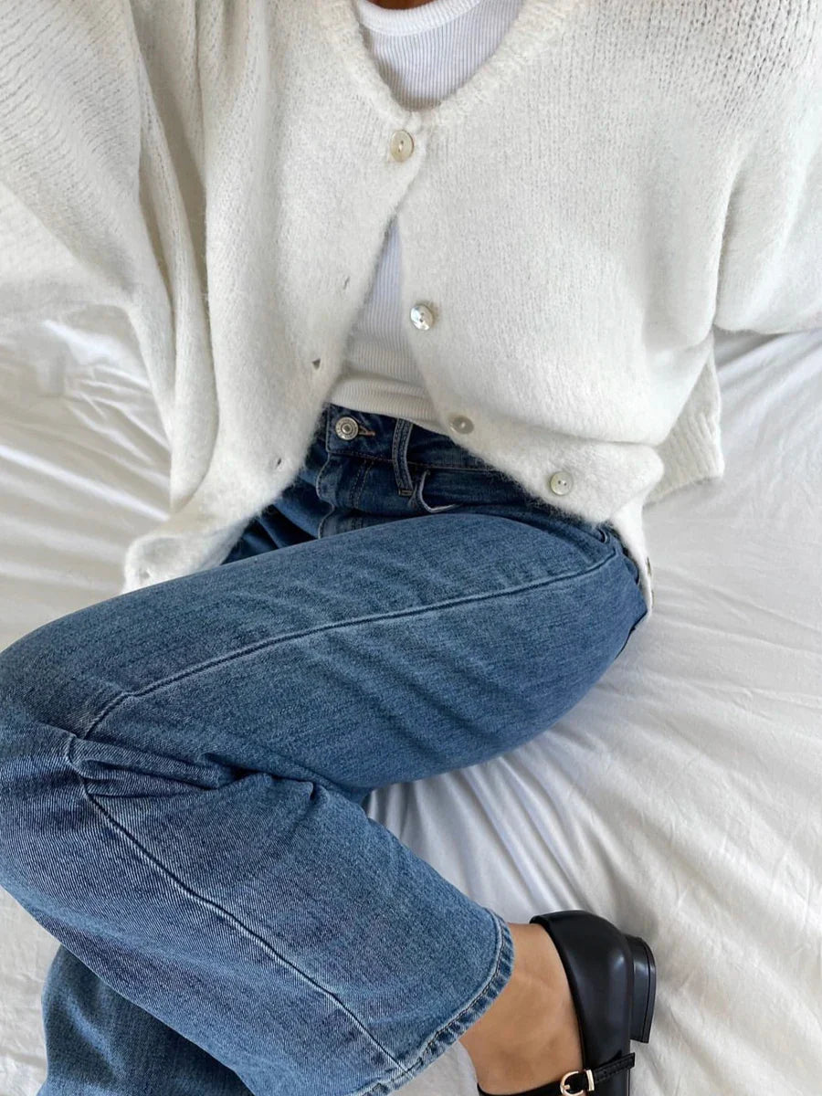 Chaqueta de Punto Suave para Mujer
