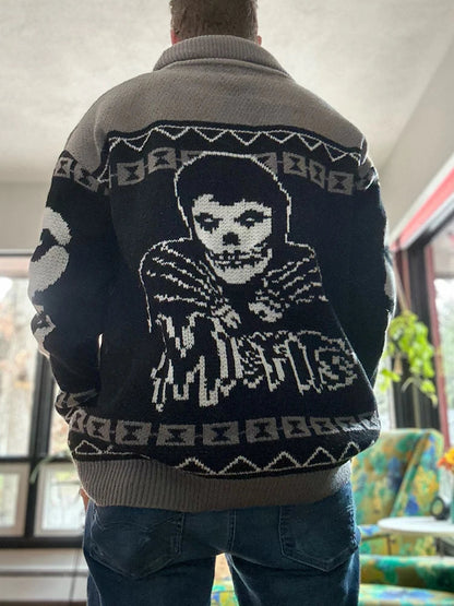 Suéter con Estampado de Retrato