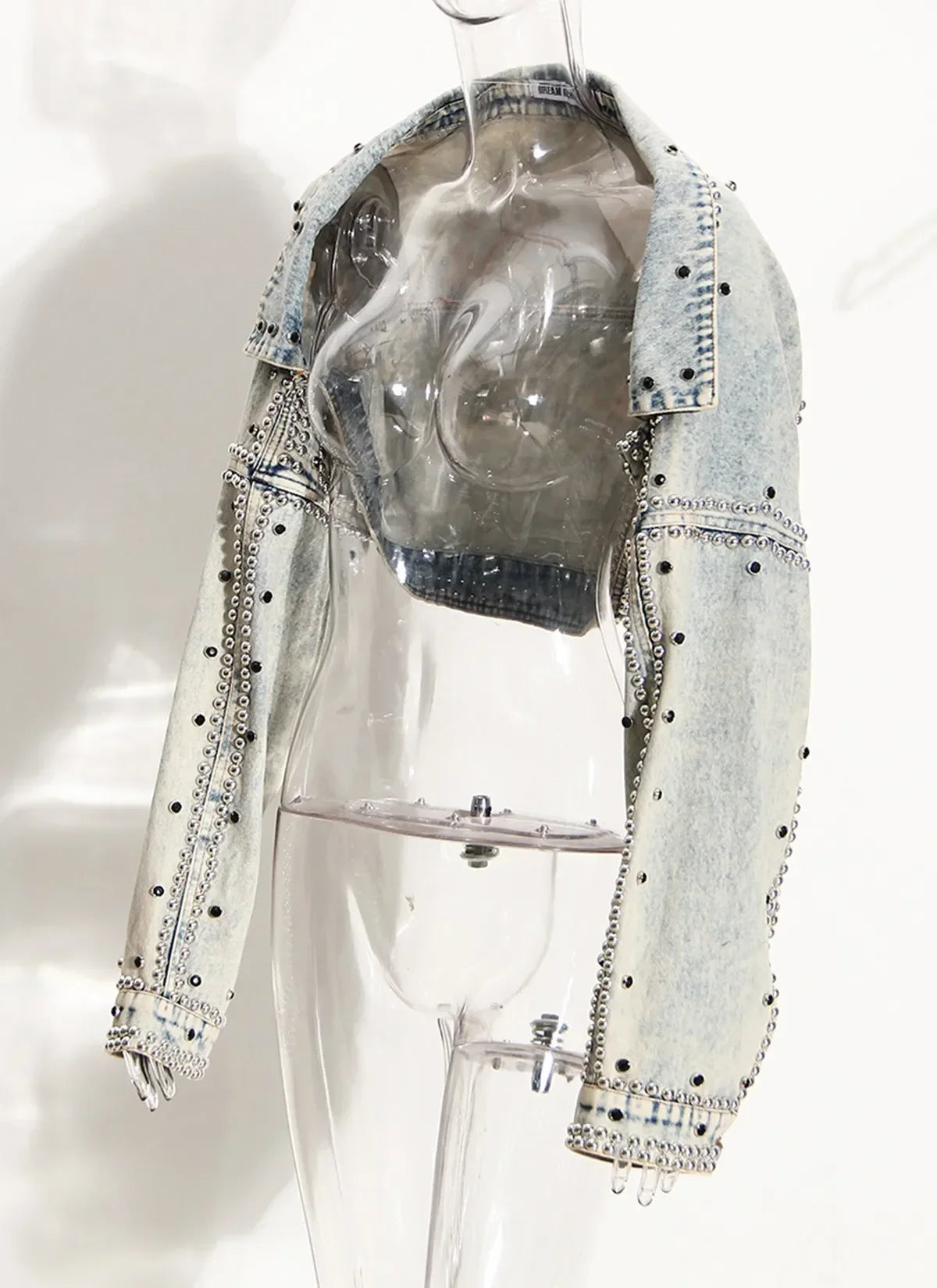Chaqueta Denim Corta Estilo Coreano