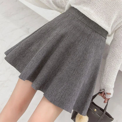 Minifalda de Punto para Mujer