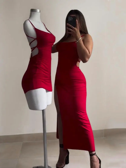 Vestido Mini Bodycon Halter para Mujer