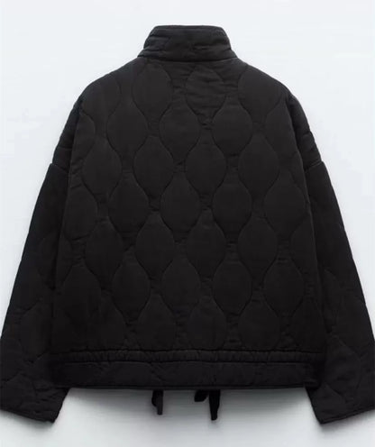 Chaqueta Acolchada Vintage de Algodón