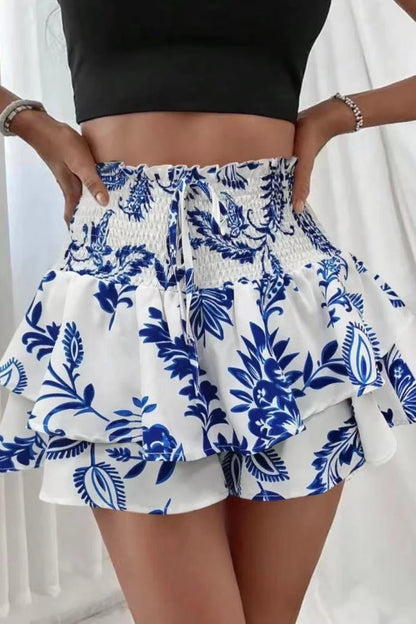 Falda Pantalón Floral para Mujer