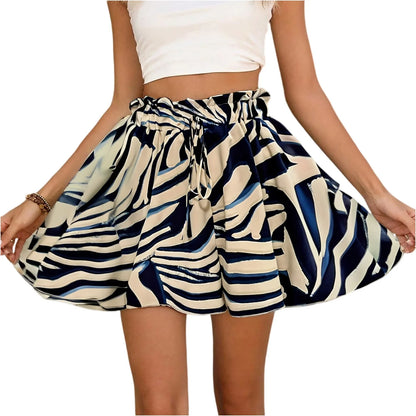 Pantalones Cortos Boho con Cordón para Mujer