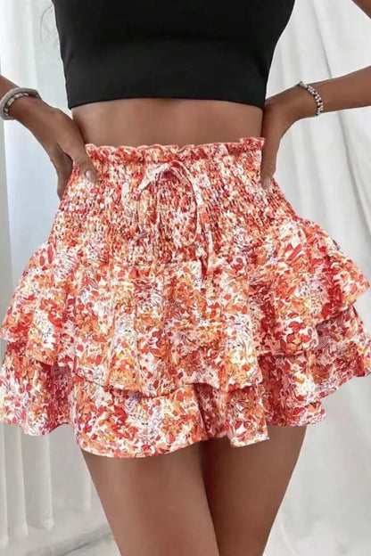 Falda Pantalón Floral para Mujer