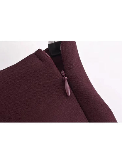 Falda pantalón de cintura alta para primavera
