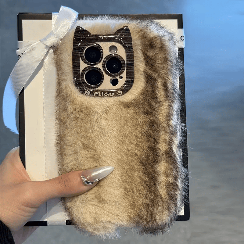Funda iPhone de Peluche