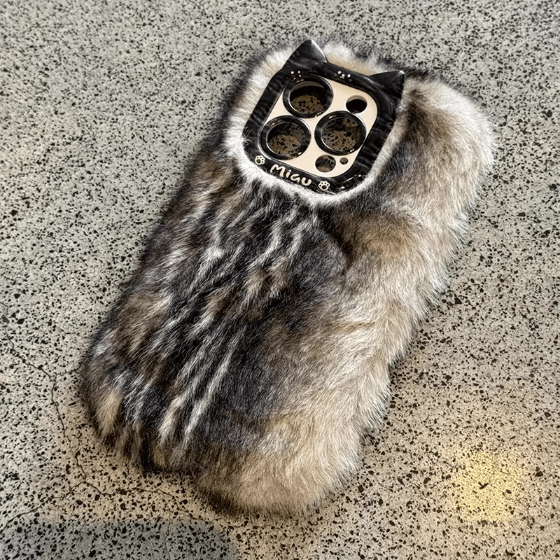 Funda iPhone de Peluche