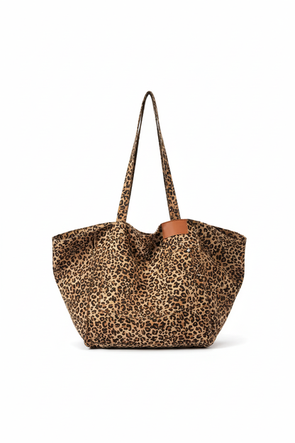 Bolso tote leopardo