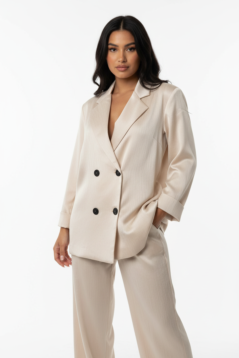 Modelo con blazer